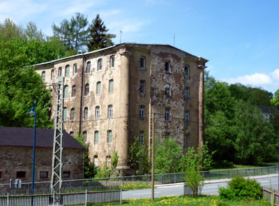 Evans-Fabrik in Tannenberg OT Siebenhöfen - Geyer