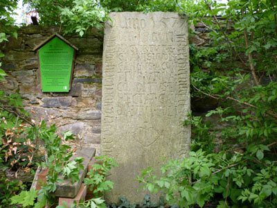 Grabplatte v. Schütz in Geyer