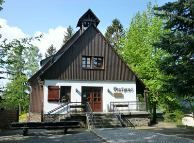 Huthaus an der Binge in Geyer