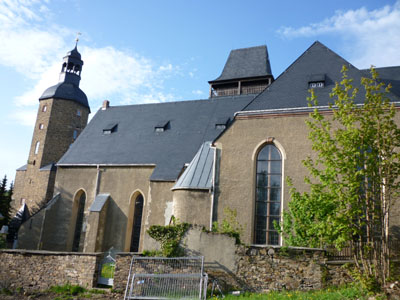 St. Laurentiuskirche am Lotterhof in Geyer